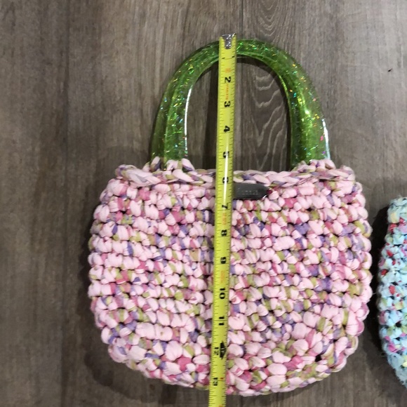 Set of Vintage IMA Knit Crochet Handbags - Picture 9 of 12